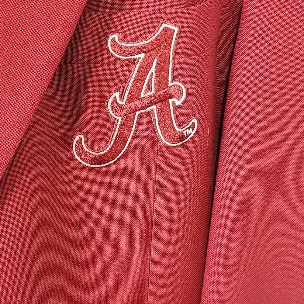 Hardwick Alabama Crimson Tide Blazer Red Gold Buttons NCAA Roll Tide‎ 42L